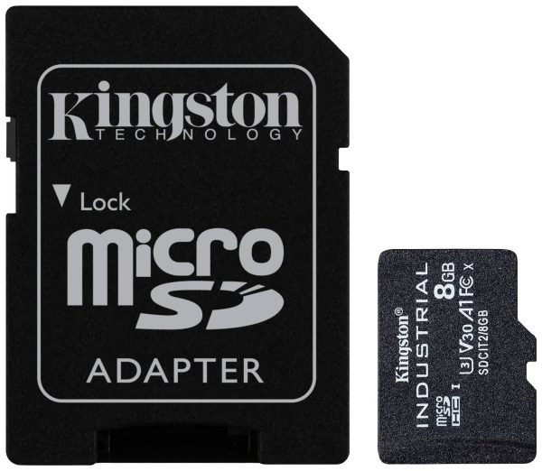 Kingston Industrial microSDHC 8 GB Class 10 UHS-I zaw. kartę pamięci SD