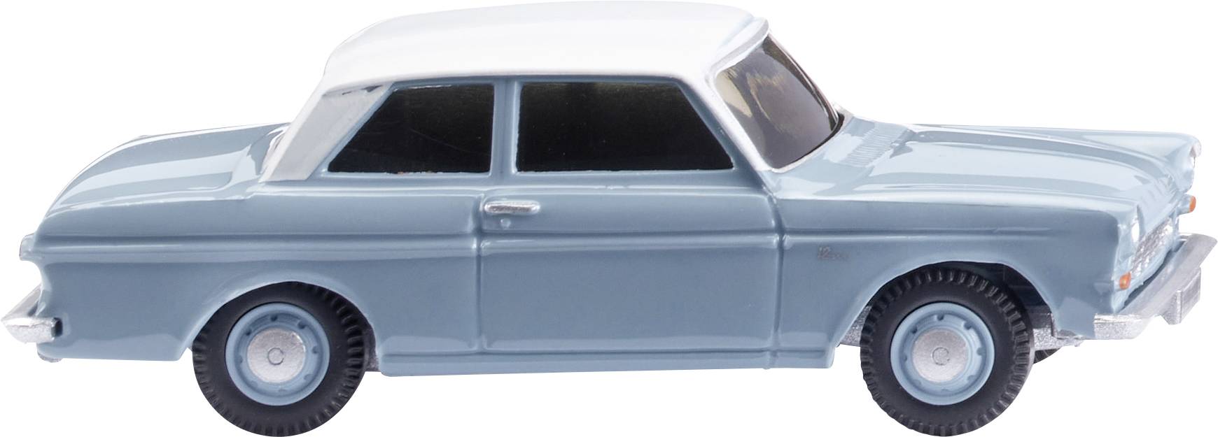 Wiking 020204 H0 Model samochodu Ford Taunus 12M - pastelowy błękit z białym dachem - obrazek 1