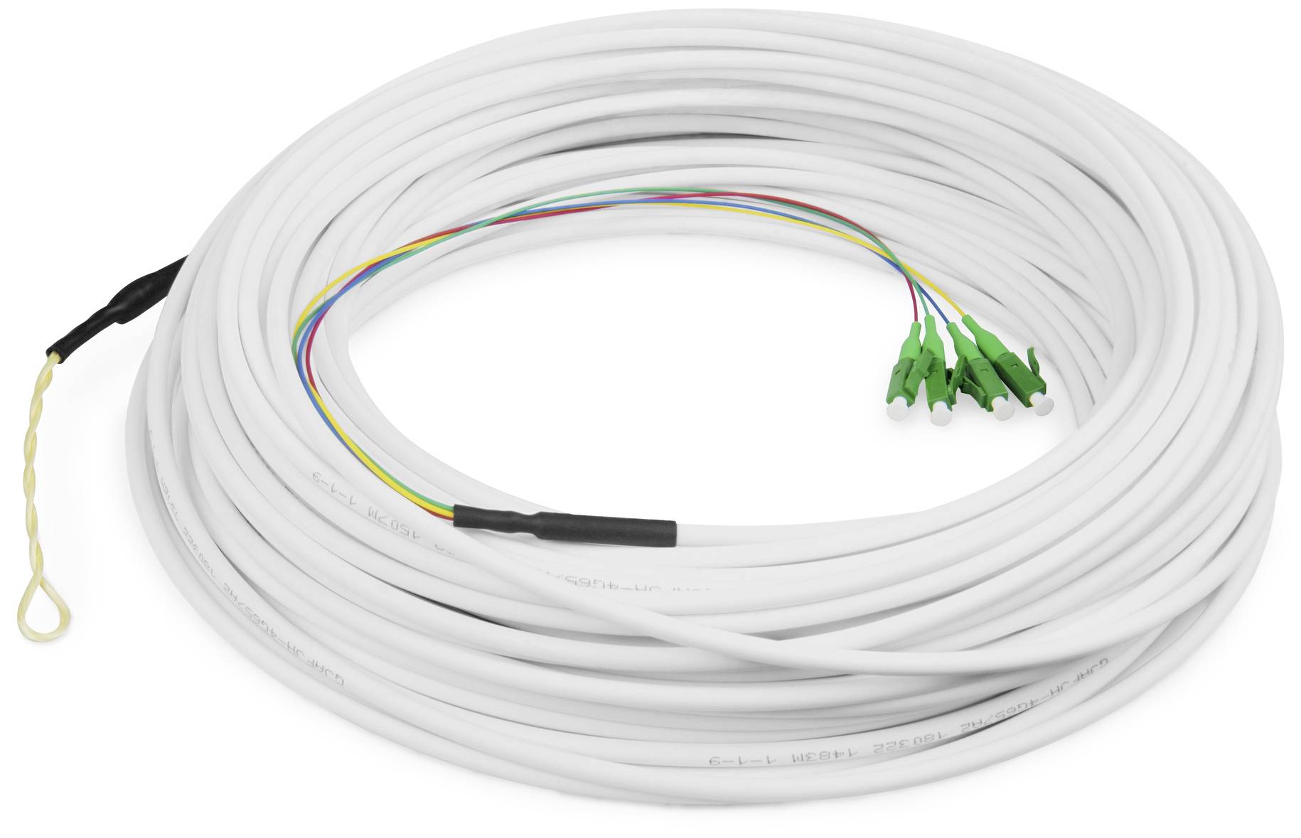 Digitus DK-3904LCA-50 światłowodowe do światłowodów kabel 50 m biały 9/125 µ Singlemode - obrazek 1