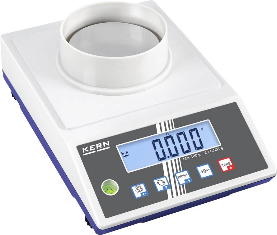 Kern PCB 200-3 Waga precyzyjna Zakres pomiaru maks. 200 g Podziałka 0.001 g poprzez zasilacz sieciowy, bateryjne szarobi - obrazek 1