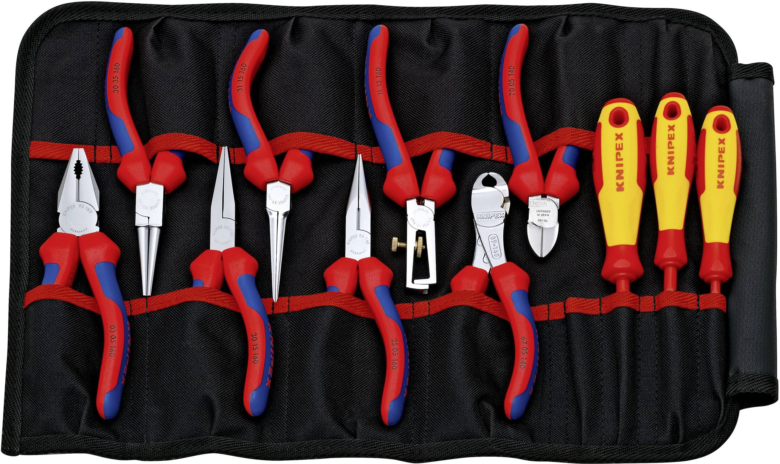 Knipex 00 19 41 Zestaw narzędzi dla elektryków w torbie 11 szt. - obrazek 1