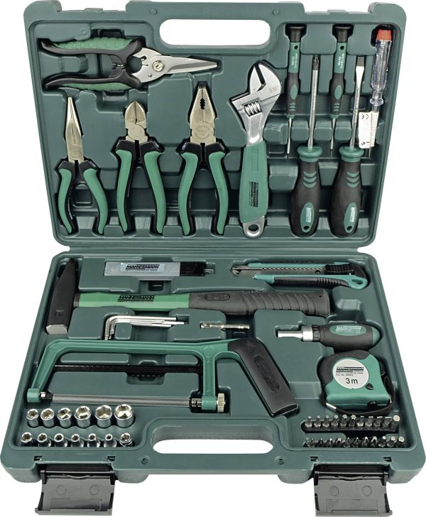 Brüder Mannesmann M29074 M29074 Zestaw narzędzi dla majsterkowicza w walizce