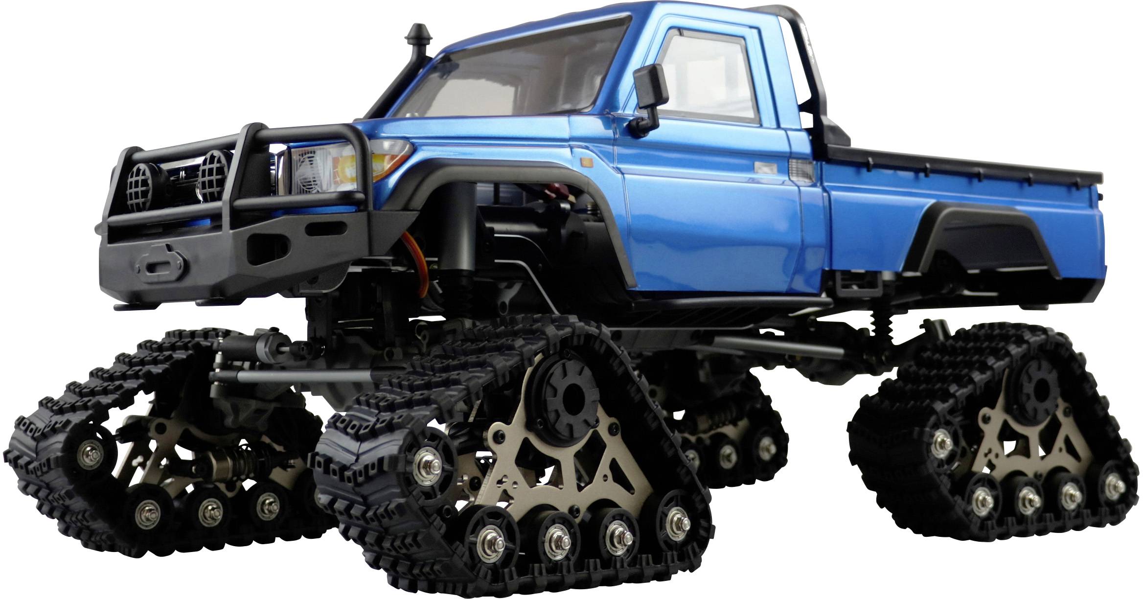 Model samochodu RC Amewi AMXRock RCX10TB Scale Crawler Pick-Up 1:10 RTR, Szczotkowy, 2,4 GHz - obrazek 1