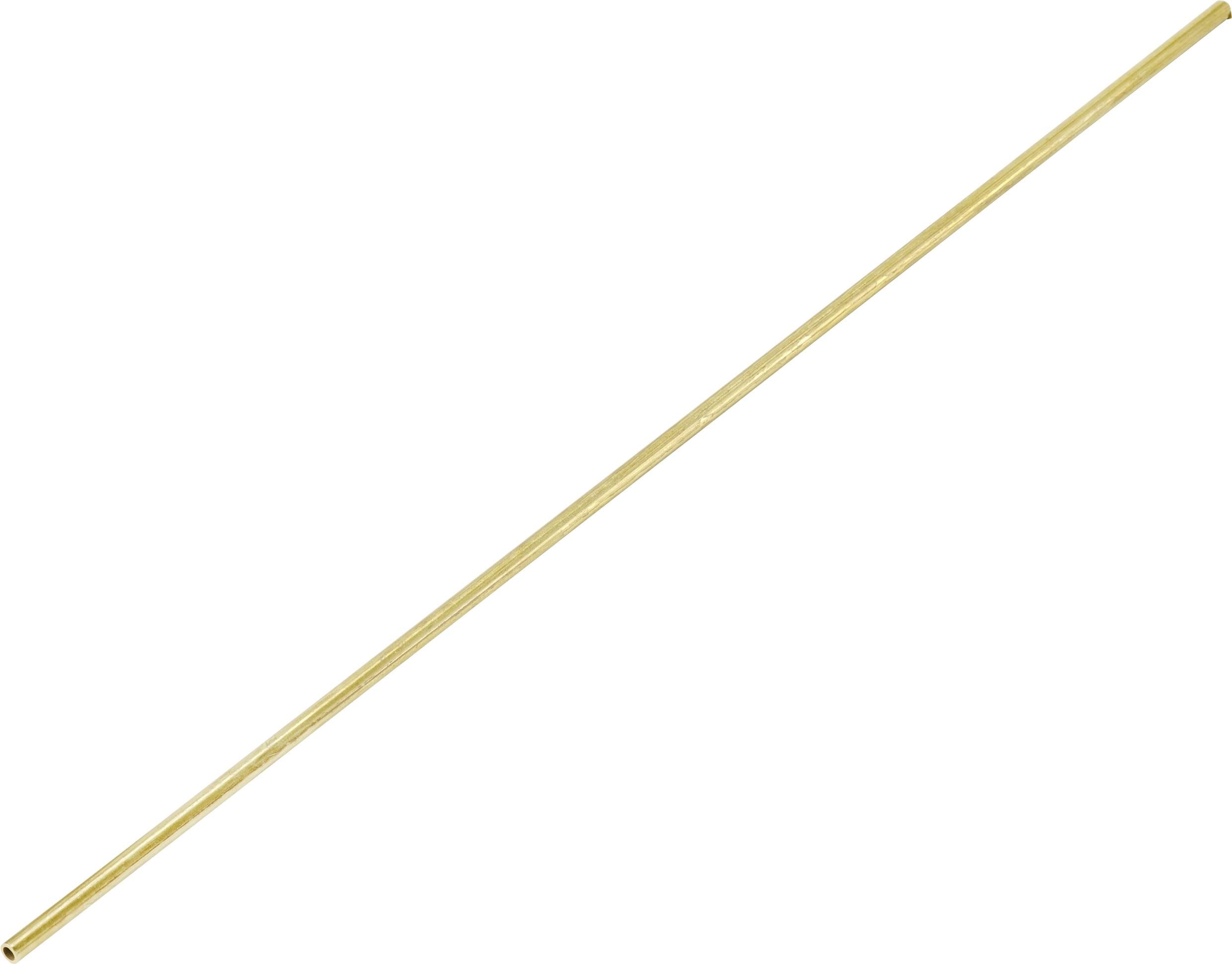mosiądz rurowy Sztaba (Ø x D) 5 mm x 50 cm Średnica wewnętrzna: 4.4 mm 1 szt. - obrazek 1