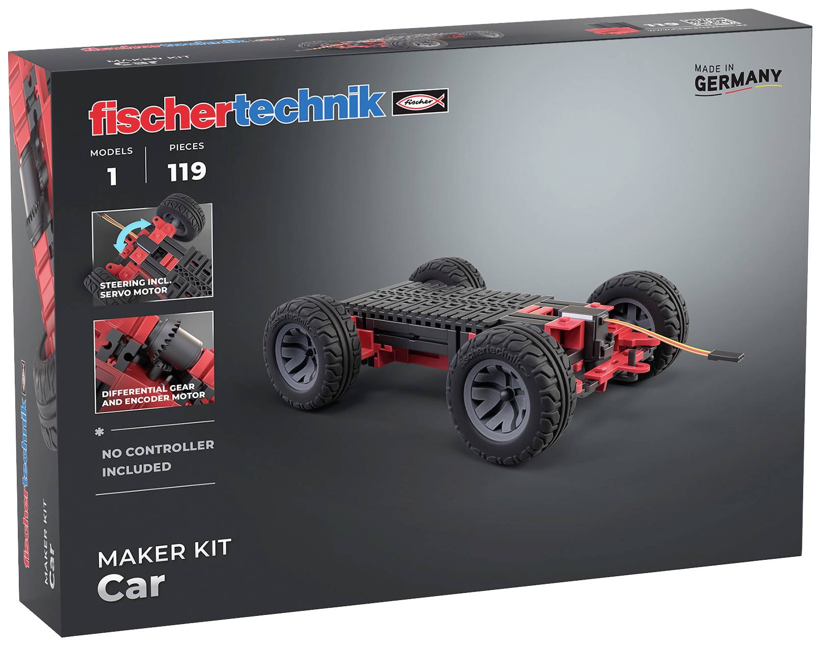 fischertechnik 571900 Maker Kit Car Roboty Zestaw Od 14 lat - obrazek 1