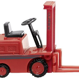 Wiking 117102 H0 Model pojazdu budowlanego Wózek widłowy Clark – czerwony Wiking 117102 H0 Model pojazdu budowlanego Wózek widłowy Clark – czerwony