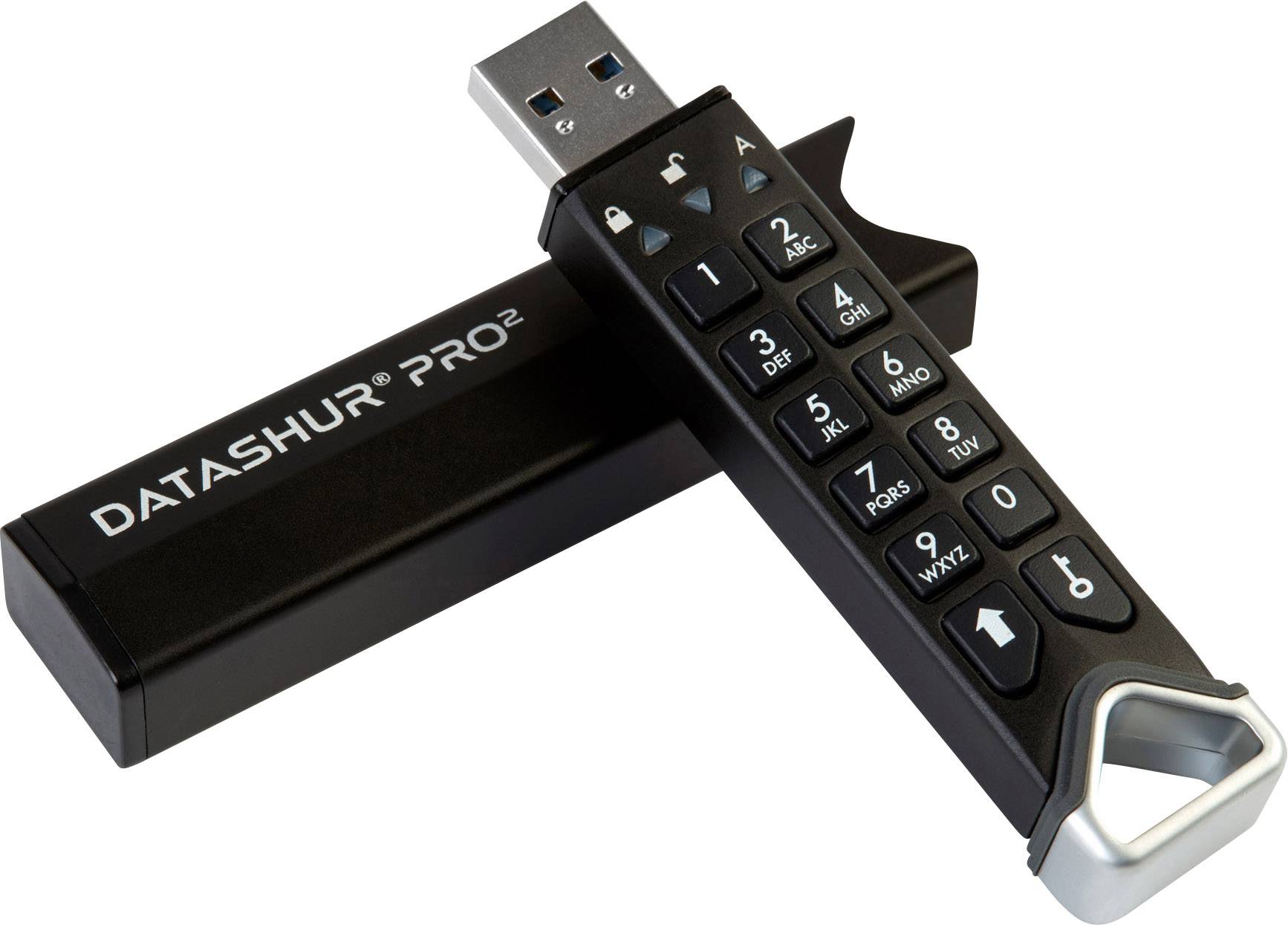 iStorage datAshur Pro2 Pendrive USB 4 GB czarny IS-FL-DP2-256-4 USB 3.2 Gen 1 - obrazek 1