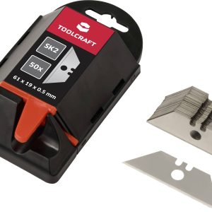 Ostrze trapezowe 50s 61 mm z otworem SK2 TOOLCRAFT TO-10312170 50 szt. Ostrze trapezowe 50s 61 mm z otworem SK2 TOOLCRAFT TO-10312170 50 szt.