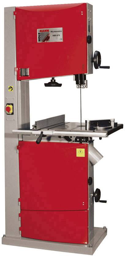 Piła taśmowa stołowa Holzmann Maschinen HBS470PROFI_400V Głębokość cięcia (maks.) 285 mm 400 V 1500 W