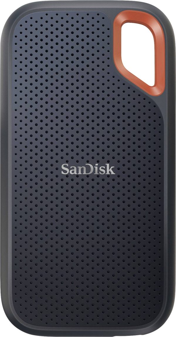 Zewnętrzny dysk SSD 6,35 cm (2,5”) SanDisk Extreme® Portable SDSSDE61-1T00-G25 1 TB USB 3.2 Gen 2 czarny, pomarańczowy