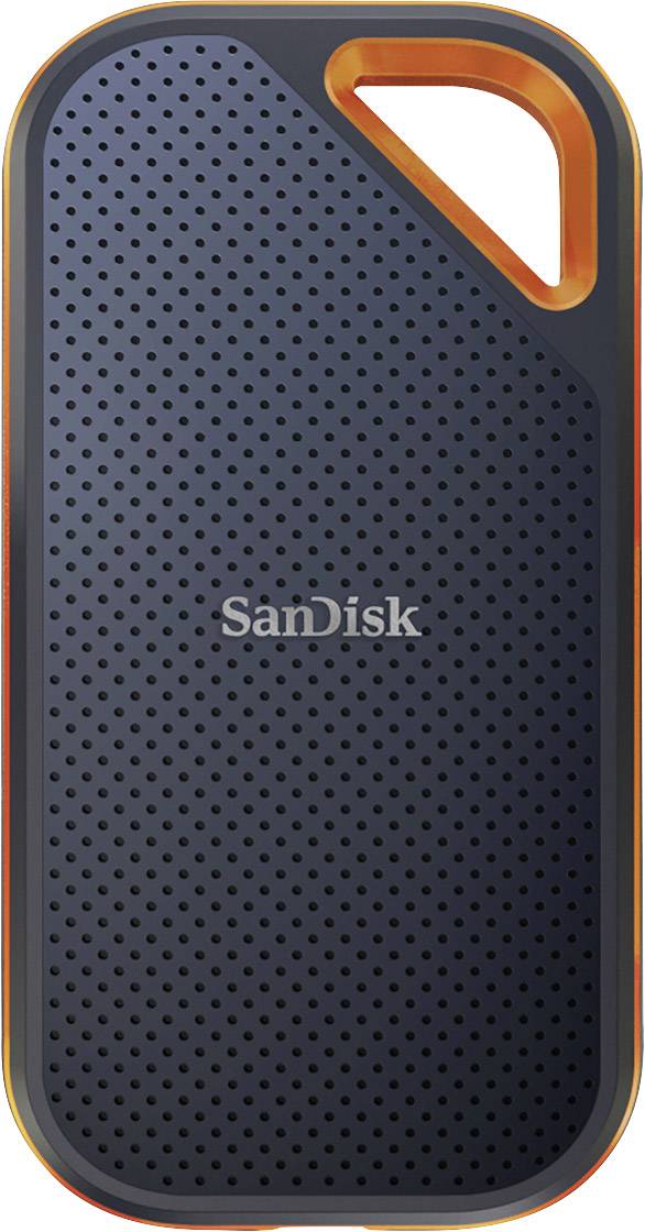 Zewnętrzny dysk SSD 6,35 cm (2,5”) SanDisk Extreme® Pro Portable SDSSDE81-4T00-G25 4 TB USB 3.2 Gen 2 czarny, pomarańcz