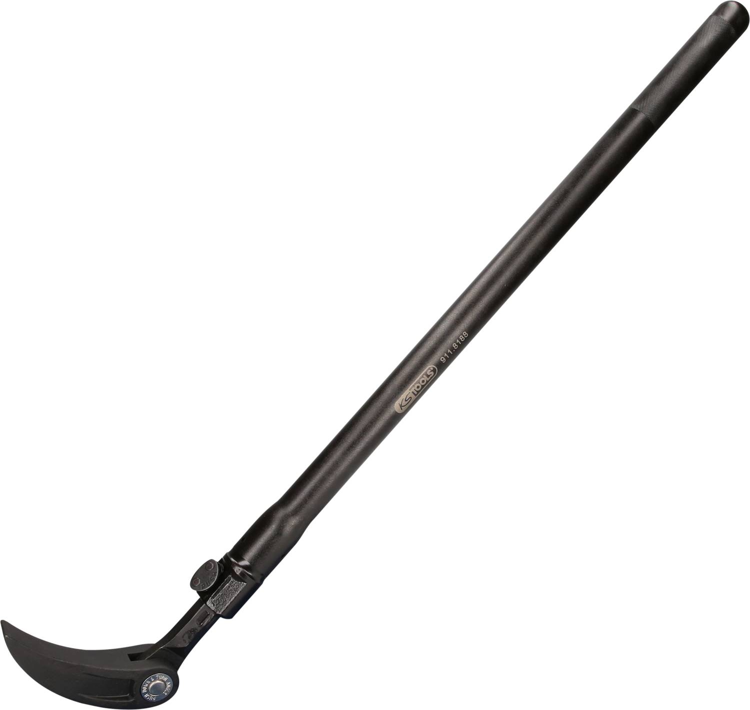 KS Tools 911.8188 Teleskopowy przegubowy łom z głowicą obrotową, 865-1350mm - obrazek 1