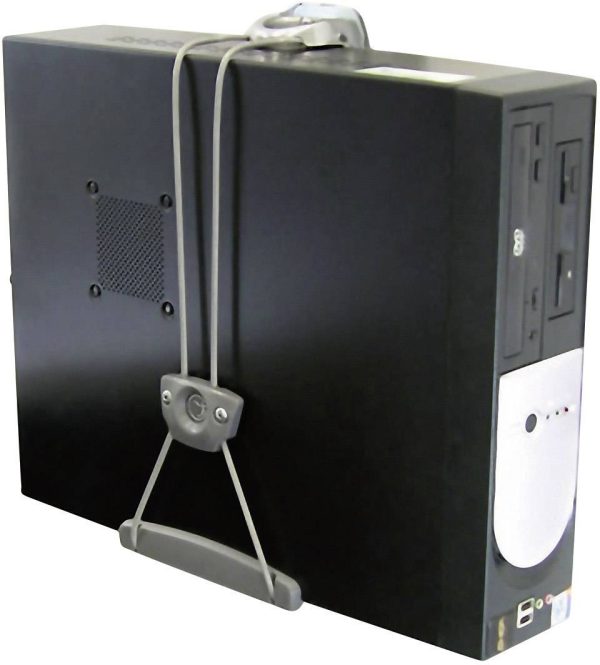 Uchwyt na komputer, podwieszany Ergotron Universal CPU Holder, do 22.7 kg, szary