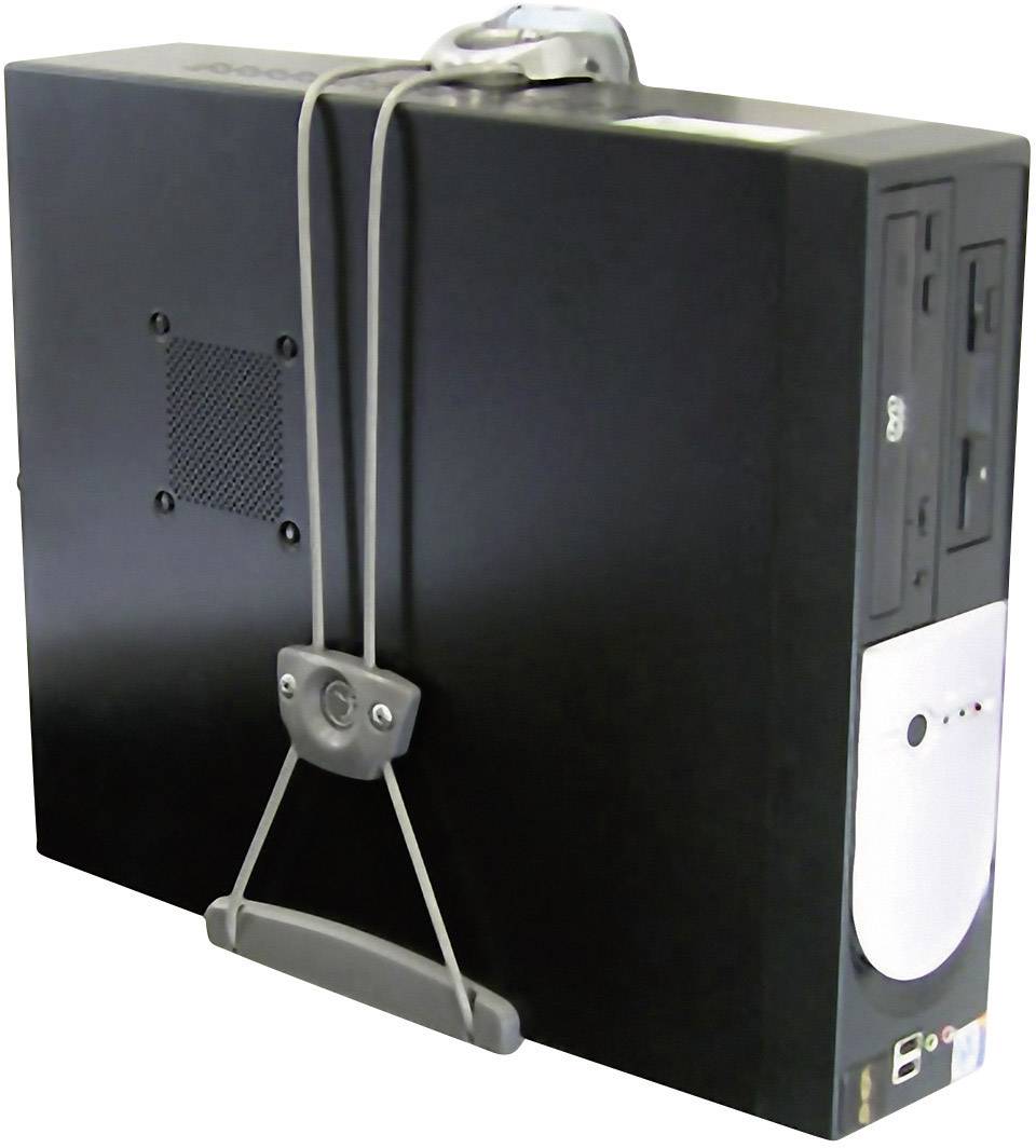 Uchwyt na komputer, podwieszany Ergotron Universal CPU Holder, do 22.7 kg, szary - obrazek 1