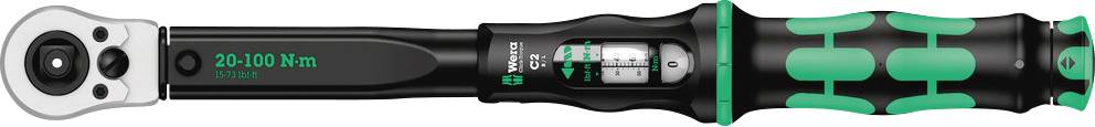 Klucz dynamometryczny Wera Click-Torque C 2 R/L 05075625001, 1/2" (12.5 mm), 20 - 100 Nm - obrazek 1