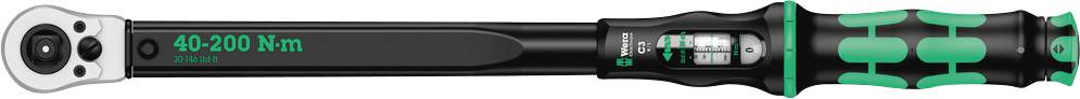Wera Click-Torque C 3 R/L 05075626001 Klucz dynamometryczny Kalibracja (DAkkS) 1/2" (12.5 mm) 40 - 200 Nm - obrazek 1