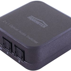 Przełącznik, switch audio toslink Marmitek TS 21, 2 Porty, N/A Przełącznik, switch audio toslink Marmitek TS 21, 2 Porty, N/A