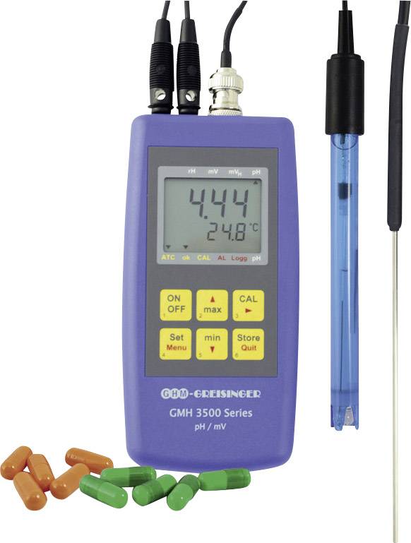 Greisinger GMH 3511 Set Urządzenie pomiarowe wielofunkcyjne wartość pH, redox (ORP), temperatura