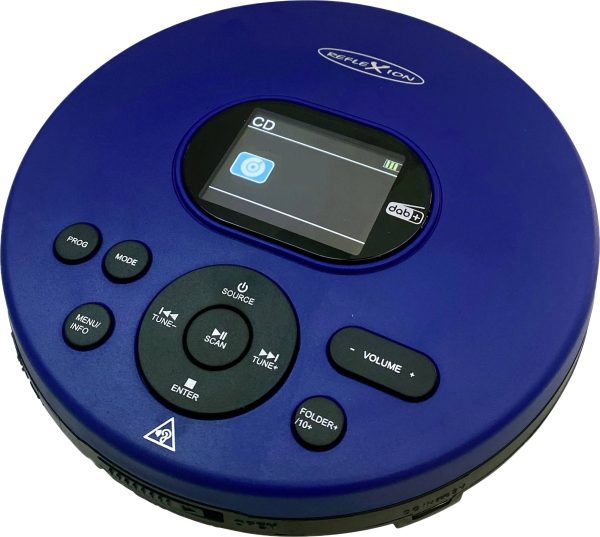 Przenośny odtwarzacz CD Reflexion PCD540DAB/BL 1 szt.