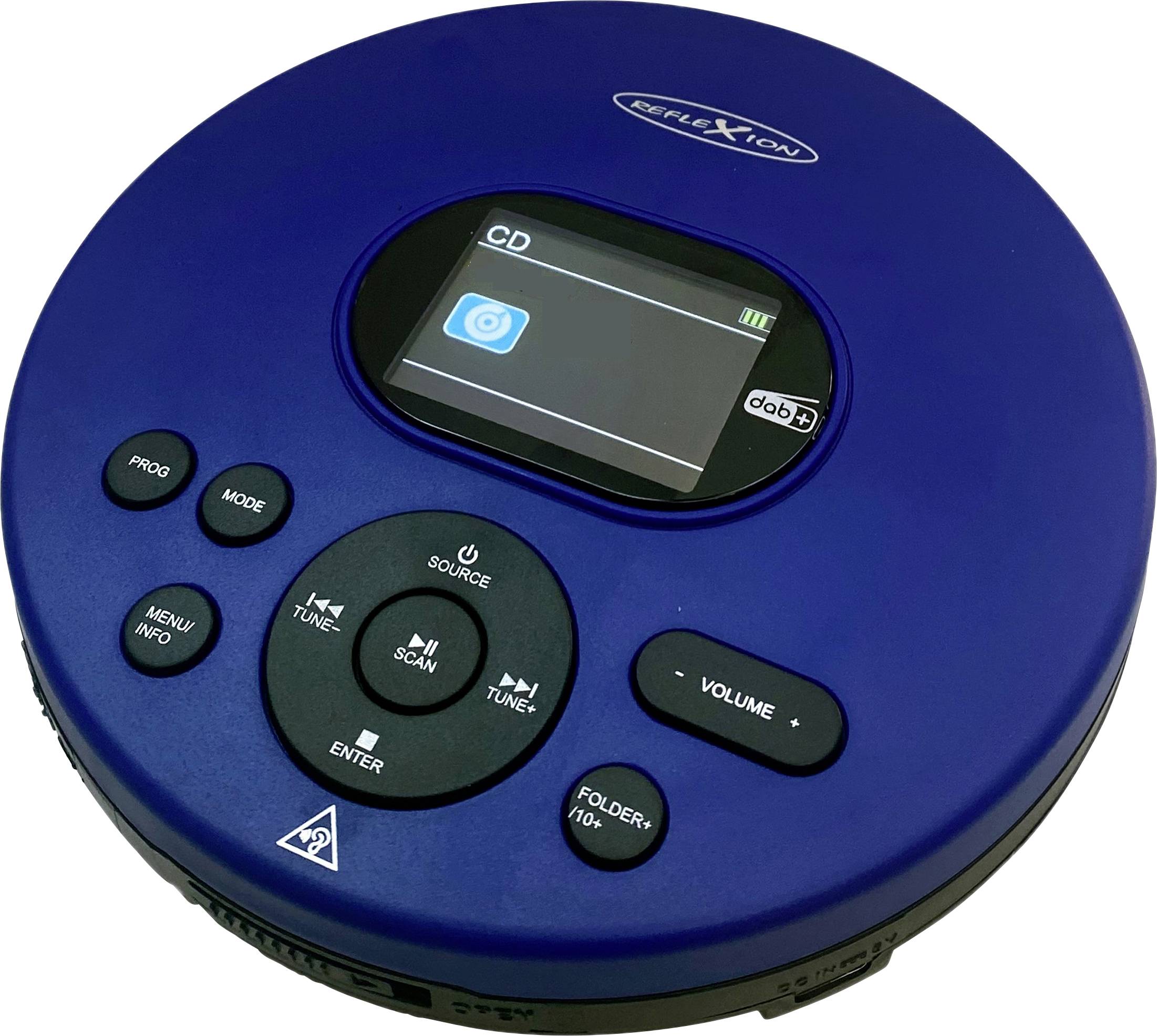 Przenośny odtwarzacz CD Reflexion PCD540DAB/BL 1 szt. - obrazek 1
