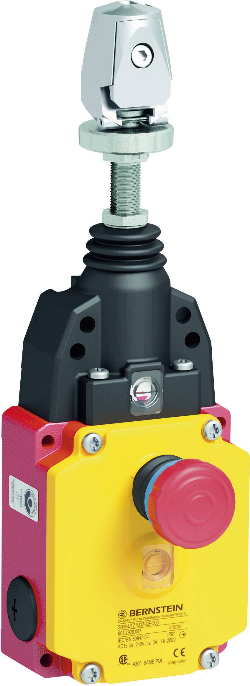 BERNSTEIN 6012929085 SRM-U1Z/U1Z-QF-175 Wyłącznik kablowy 240 V/AC 10 A przewód z Quickfix chwilowy IP67 1 szt. - obrazek 1