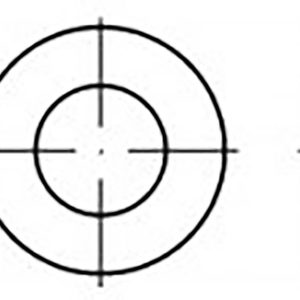 Podkładka TOOLCRAFT TO-6853785 6.4 mm 12 mm tworzywo sztuczne 200 szt.