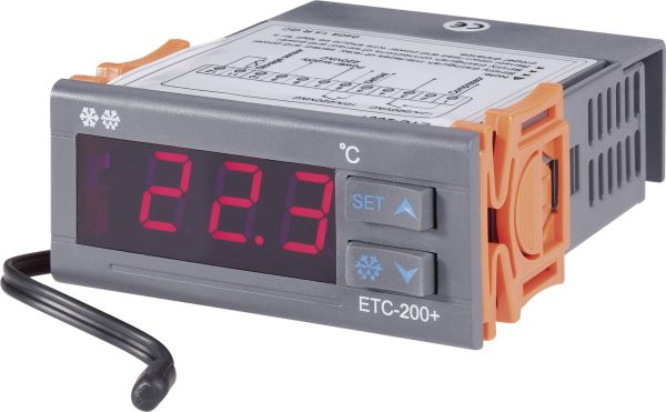 Termostat VOLTCRAFT ETC-200+ NTC -40 do +120 °C Przekaźnikowe 10 A (D x S x W) 88 x 75 x 34.5 mm