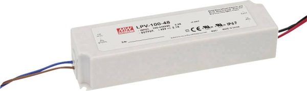 MEAN WELL LPV-100-24 Transformator LED Stałonapięciowy 100 W 0 – 4.2 A 24 V/DC nie nadaje się do ściemniania, Zabezpiecz