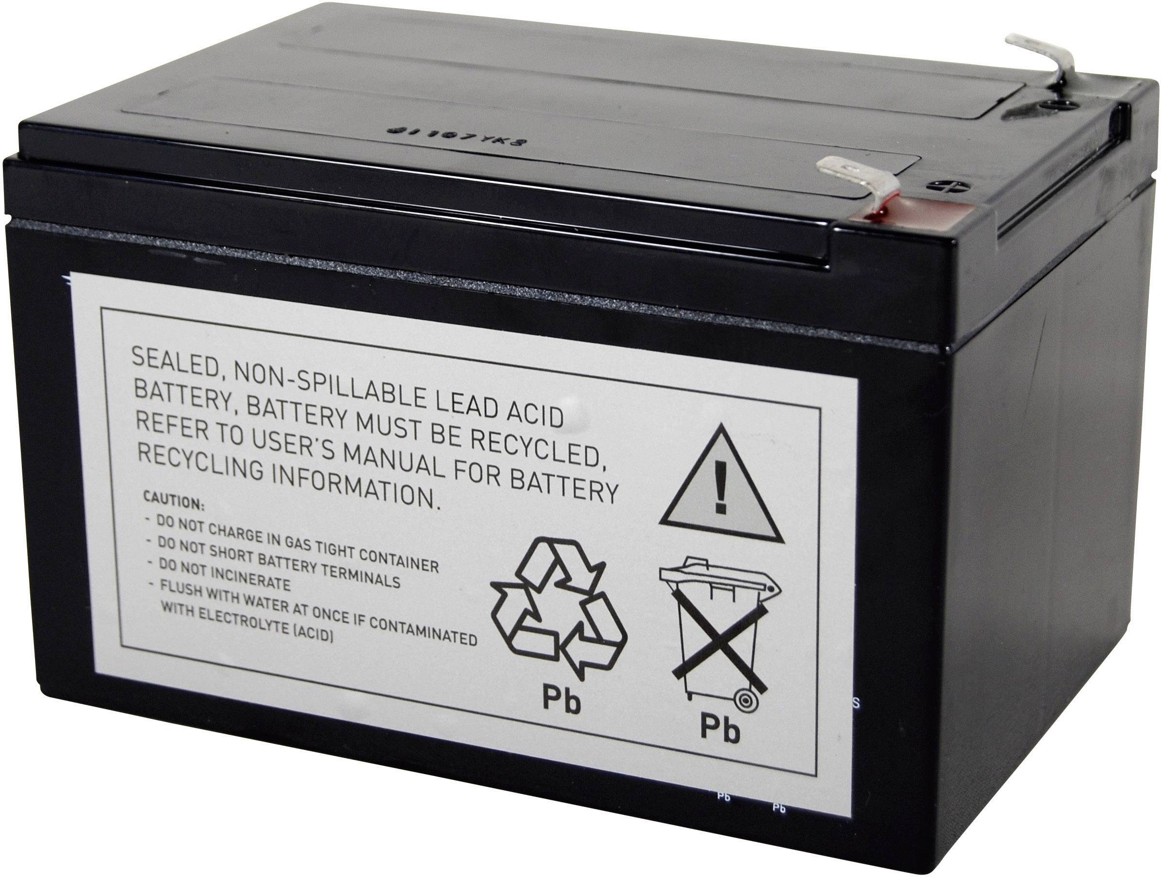 Akumulator kwasowo-ołowiowy Conrad Energy RBC4, do UPS - obrazek 1
