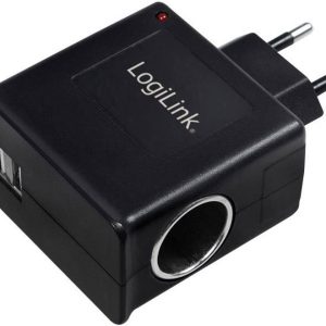 LogiLink Power Adapter Ładowarka USB 12 W USB, złącze żeńskie do zapalniczki czarny gniazdo Zabezpieczenie przed zbyt wy LogiLink Power Adapter Ładowarka USB 12 W USB, złącze żeńskie do zapalniczki czarny gniazdo Zabezpieczenie przed zbyt wy