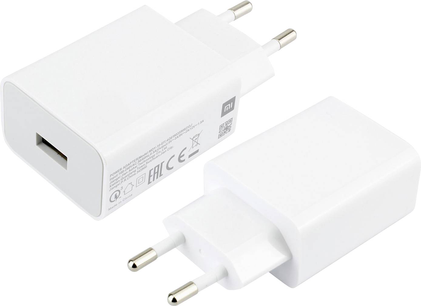 Xiaomi MDY-10-EF Ładowarka USB 18 W 1x USB-A Fast Charge do użytku przenośnego Szybka ładowarka - obrazek 1