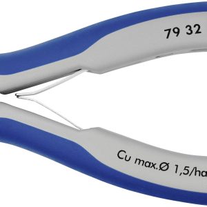 Szczypce boczne Knipex 79 32 125, 125 mm, 64 HRC, dla elektroników i mechaników Szczypce boczne Knipex 79 32 125, 125 mm, 64 HRC, dla elektroników i mechaników