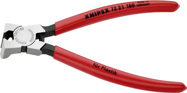Szczypce tnące, boczne do tworzyw sztucznych Knipex 72 21 160, 228 mm, do warsztatu