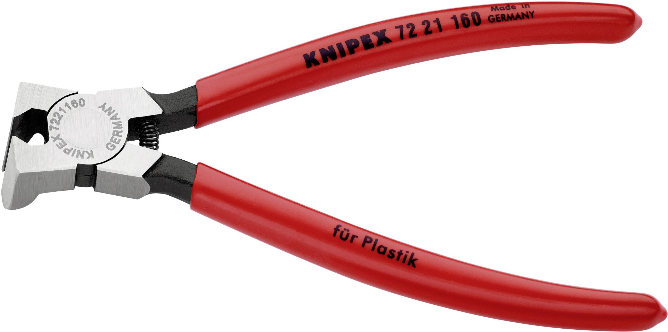 Szczypce tnące, boczne do tworzyw sztucznych Knipex 72 21 160, 228 mm, do warsztatu - obrazek 1