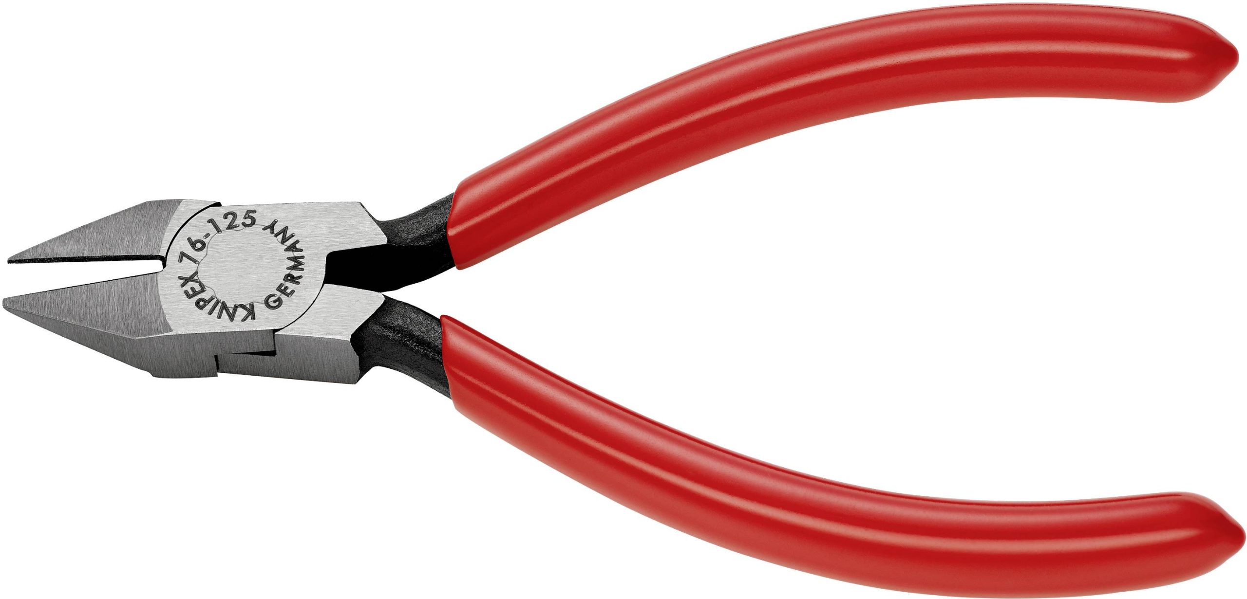 Szczypce boczne Knipex 76 81 125, 125 mm, 63 HRC, dla elektroników i mechaników - obrazek 1