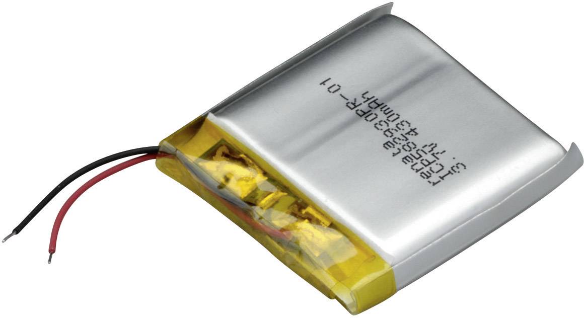 Akumulator specjalny Renata 100650, LiPo, 450 mAh, 3.7 V, 1 szt. - obrazek 1