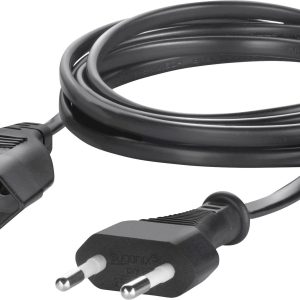 przedłużacz Sygonix Euro SY-5042682, gniazdka: 1, H03VVH2-F 2X 0,75 mm², 2.00 m