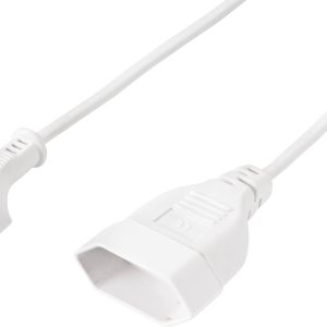 przedłużacz Sygonix Euro SY-5044232, H03VVH2-F 2X 0,75 mm², 0.20 m