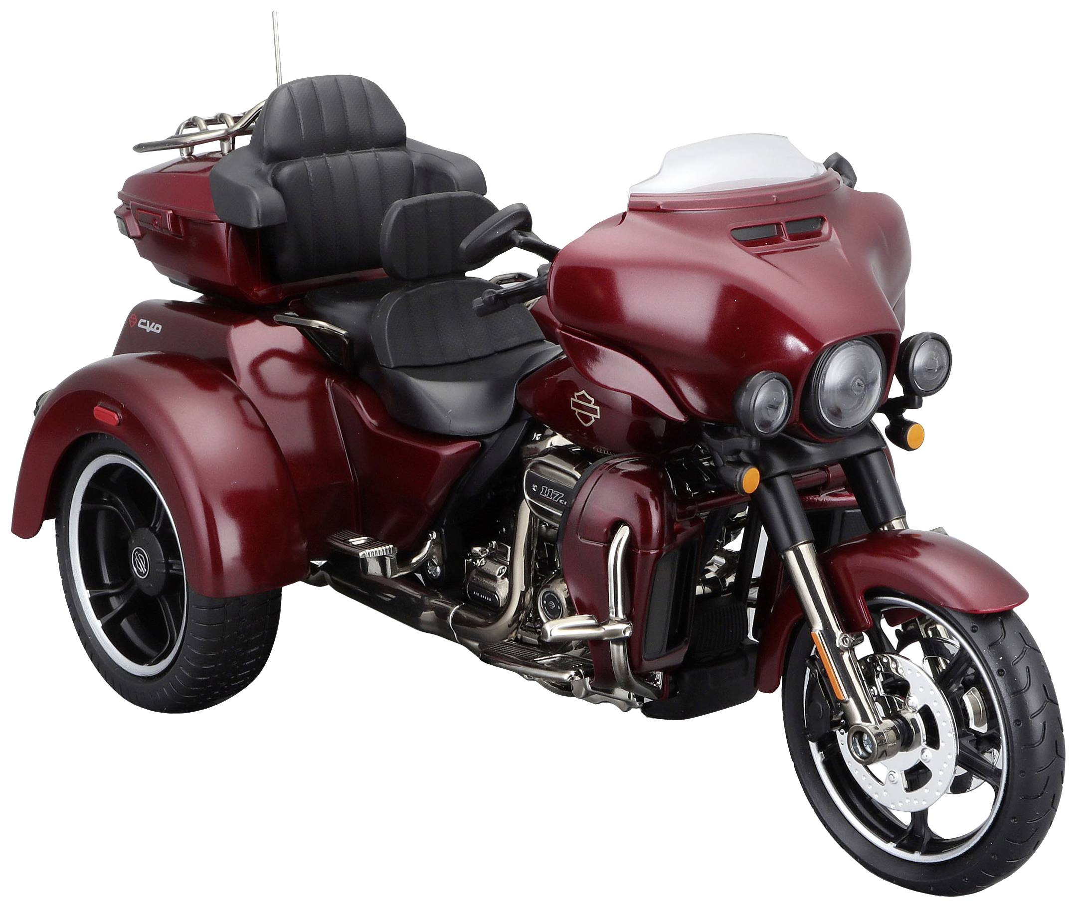 Maisto CVO Tri-Glide 2021, Rot 1:12 Model samochodu - obrazek 1