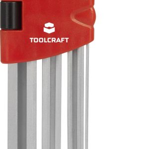 Zestaw kluczy trzpieniowych 9 szt. wewnętrzny sześciokąt TOOLCRAFT 1603973 Zestaw kluczy trzpieniowych 9 szt. wewnętrzny sześciokąt TOOLCRAFT 1603973