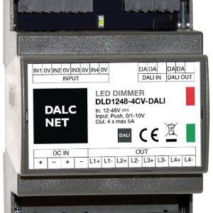 Dalcnet DALI DLD1248-4CV-DALI Ściemniacz 4-kanałowy Dalcnet DALI DLD1248-4CV-DALI Ściemniacz 4-kanałowy