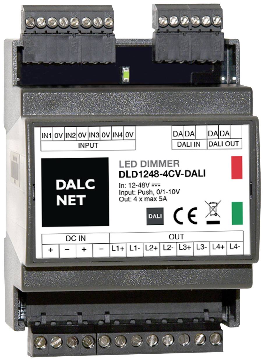 Dalcnet DALI DLD1248-4CV-DALI Ściemniacz 4-kanałowy - obrazek 1