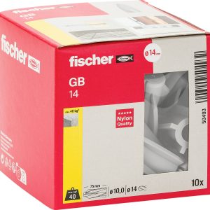 Kołek rozporowy Fischer GB 14, 14 mm, zestaw, 10 szt. Kołek rozporowy Fischer GB 14, 14 mm, zestaw, 10 szt.
