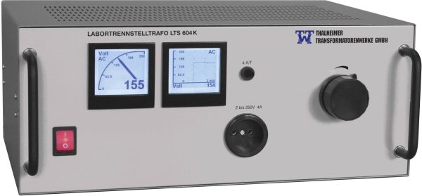 Thalheimer LTS 610-K Transformator separacyjny, laboratoryjny regulowany Kalibracja (ISO) 2500 VA Ilość wyjść: 1 x 2 – 2