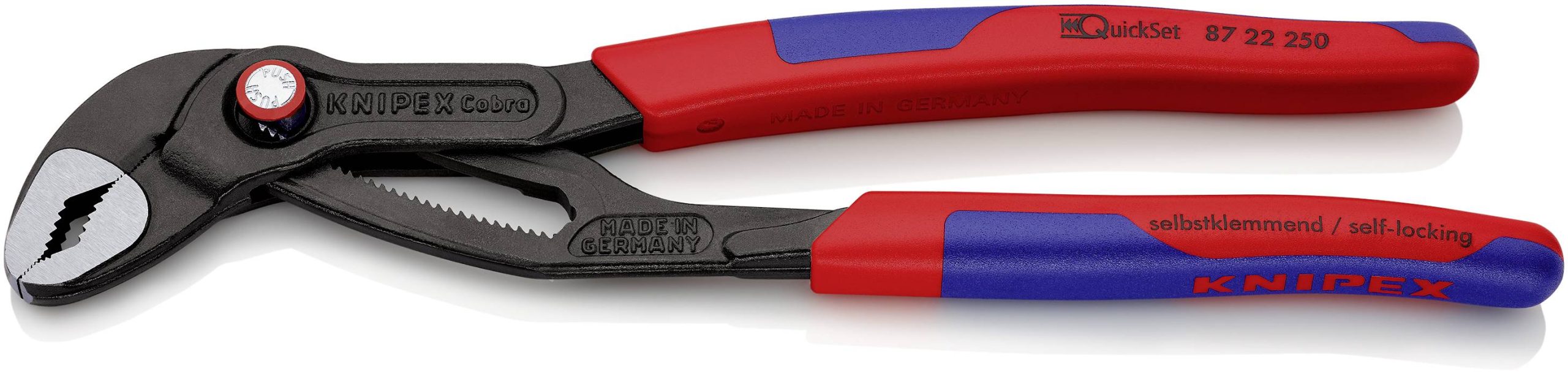 Szczypce do pomp wodnych Knipex Cobra QuickSet 87 22 250 250 mm - obrazek 1