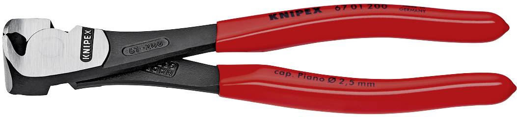 Szczypce czołowe wzmocnione Knipex 67 01 140, 140 mm, 64 HRC, do warsztatu - obrazek 1