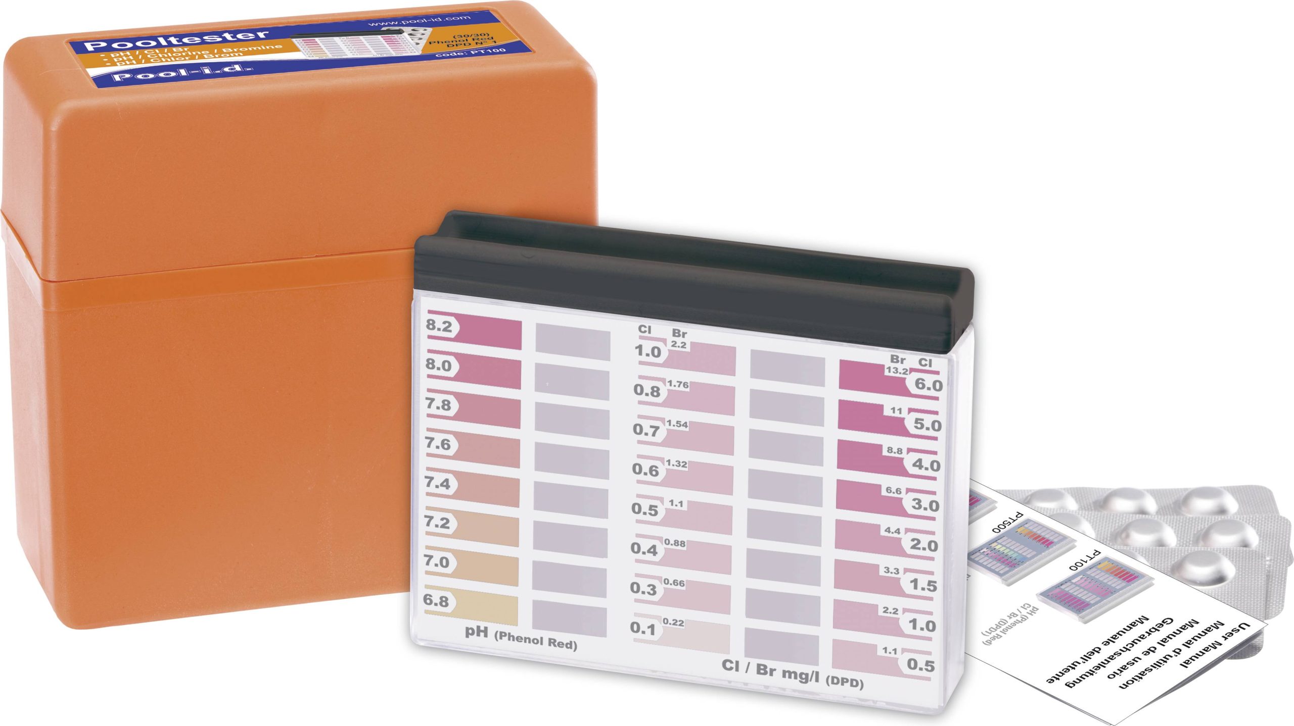 Water ID pH-metr Pooltester pH / Chlor - obrazek 1