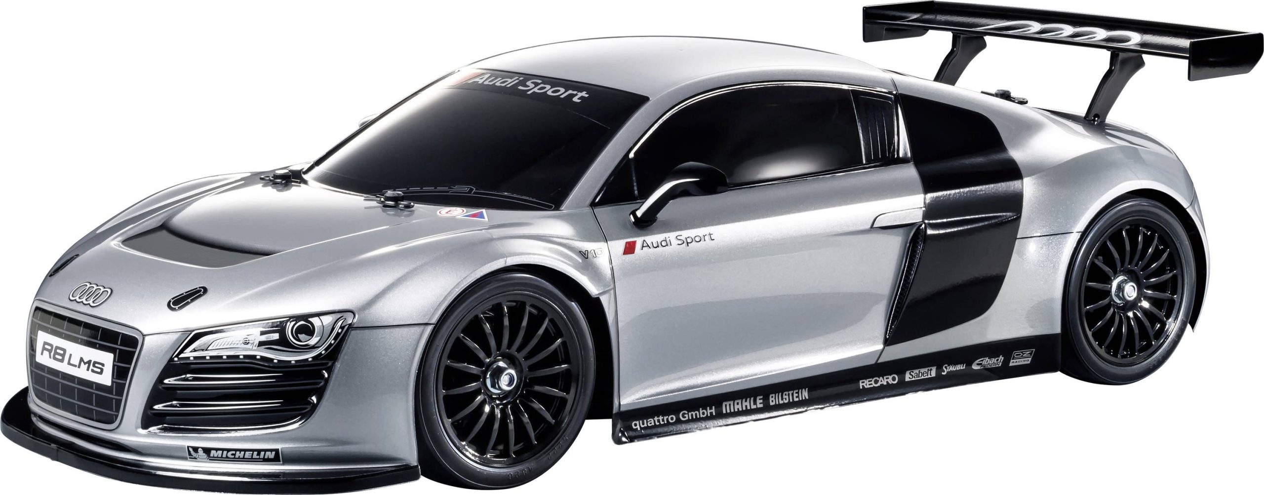 Tamiya Audi R8 LMS 2008 1:10 Model samochodu RC Elektryczny Tor Napęd na wszystkie koła Do samodzielnego złożenia - obrazek 1