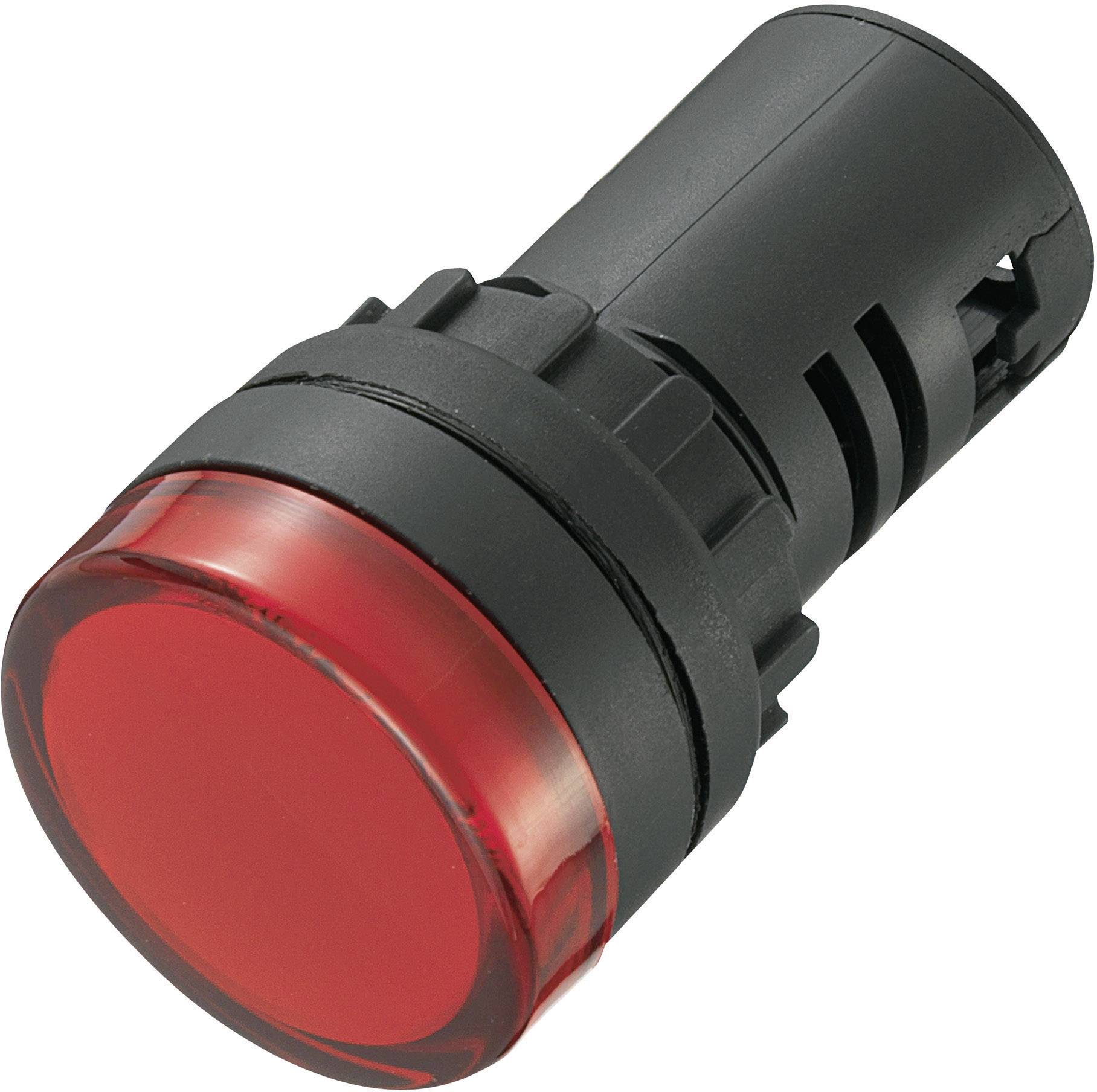 TRU COMPONENTS 140397 Lampka sygnalizacyjna LED AD16-22DS/230V/R, 230 V/AC, 22 mm - obrazek 1