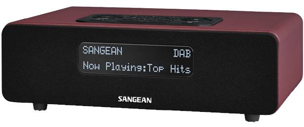 N/A DAB+, fale metrowe (VHF) Sangean DDR-36 BT, czerwony - obrazek 1